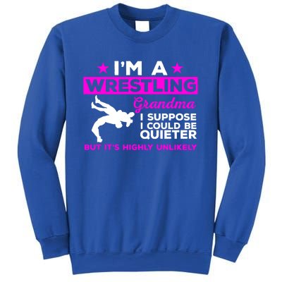 Funny Wrestling Grandma Meaningful Gift Could Be Quieter Gift Sweatshirt