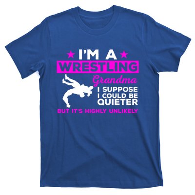 Funny Wrestling Grandma Meaningful Gift Could Be Quieter Gift T-Shirt