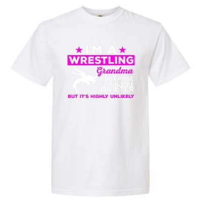 Funny Wrestling Grandma Meaningful Gift Could Be Quieter Gift Garment-Dyed Heavyweight T-Shirt