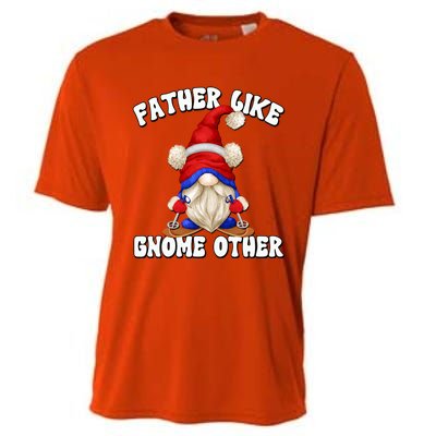 Funny Winter Gnome Grandpa Graphic Ski Dad Saying Cool Gift Cooling Performance Crew T-Shirt