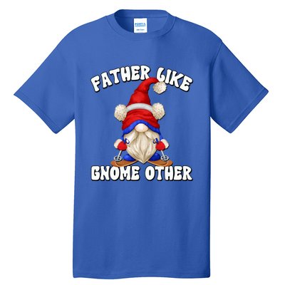 Funny Winter Gnome Grandpa Graphic Ski Dad Saying Cool Gift Tall T-Shirt