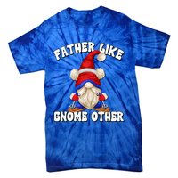 Funny Winter Gnome Grandpa Graphic Ski Dad Saying Cool Gift Tie-Dye T-Shirt