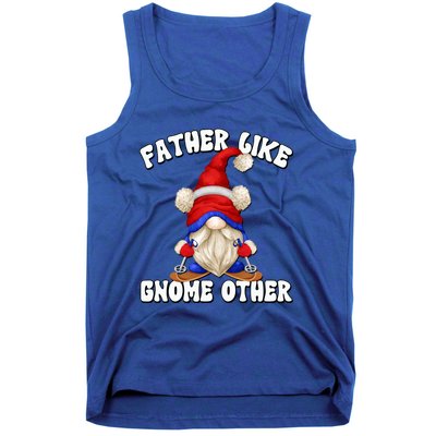 Funny Winter Gnome Grandpa Graphic Ski Dad Saying Cool Gift Tank Top