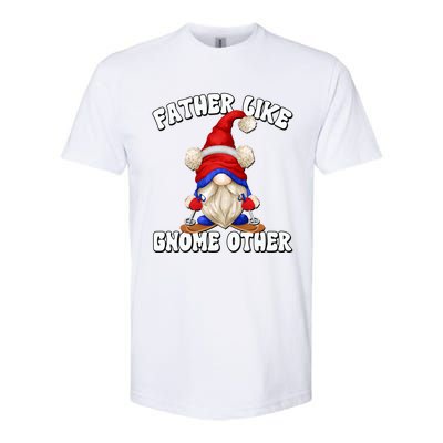 Funny Winter Gnome Grandpa Graphic Ski Dad Saying Cool Gift Softstyle CVC T-Shirt