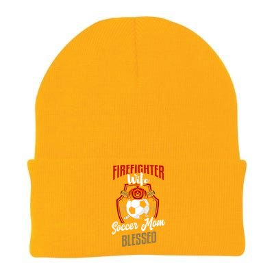 Firefighter Wife Gift Soccer Mom Firefighter Wife Gift Cute Gift Knit Cap Winter Beanie