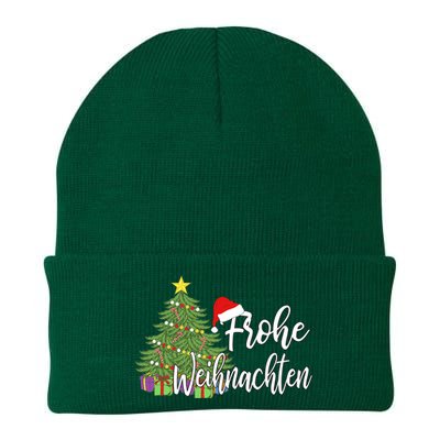 Frohe Weihnachten German Merry Christmas Holidays Germany Knit Cap Winter Beanie