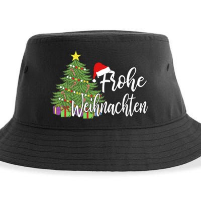 Frohe Weihnachten German Merry Christmas Holidays Germany Sustainable Bucket Hat