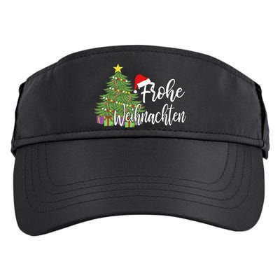 Frohe Weihnachten German Merry Christmas Holidays Germany Adult Drive Performance Visor