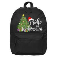 Frohe Weihnachten German Merry Christmas Holidays Germany 16 in Basic Backpack