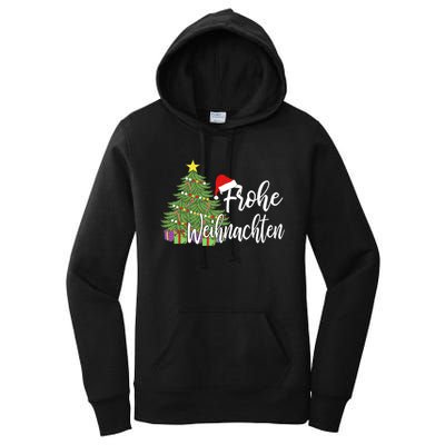 Frohe Weihnachten German Merry Christmas Holidays Germany Women's Pullover Hoodie