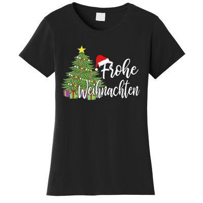 Frohe Weihnachten German Merry Christmas Holidays Germany Women's T-Shirt