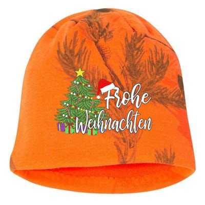 Frohe Weihnachten German Merry Christmas Holidays Germany Kati - Camo Knit Beanie