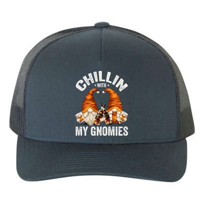 Funny Whiskey Gnome For Whisky Lover Chillin With My Gnomies Gift Yupoong Adult 5-Panel Trucker Hat