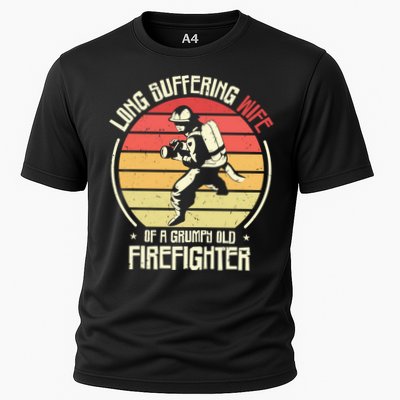 Firefighting Wife Grumpy Old Firefighter Fire Fire Cute Gift Performance Shirt