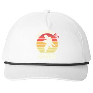 Firefighting Wife Grumpy Old Firefighter Fire Fire Cute Gift Snapback Five-Panel Rope Hat