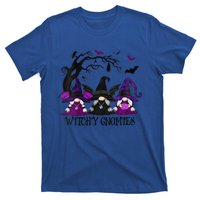 Funny Witchy Gnomies Funny Gnome Halloween Matching Costume T-Shirt