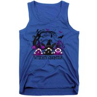 Funny Witchy Gnomies Funny Gnome Halloween Matching Costume Tank Top