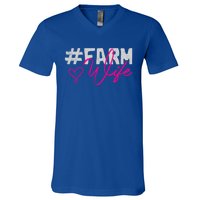 Farmers Wife Gift Farming Farmer Gift V-Neck T-Shirt