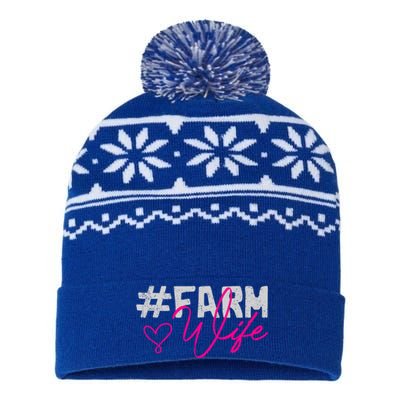 Farmers Wife Gift Farming Farmer Gift USA-Made Snowflake Beanie