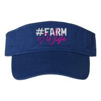 Farmers Wife Gift Farming Farmer Gift Valucap Bio-Washed Visor