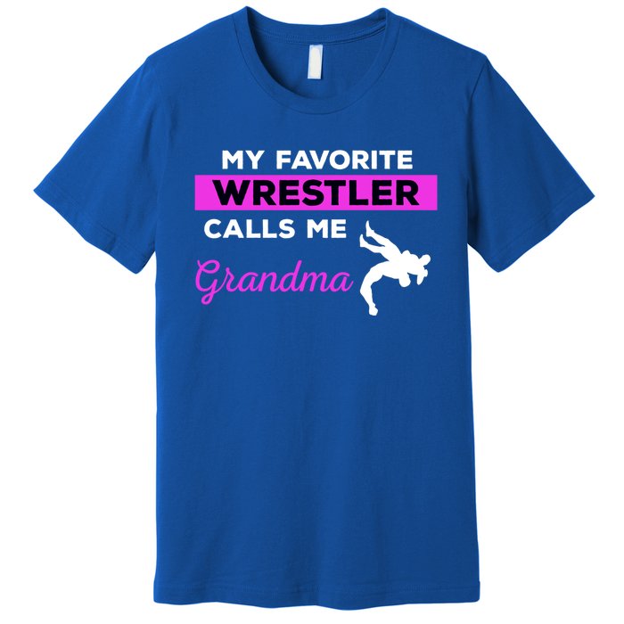 Funny Wrestling Grandma Gift Premium T-Shirt