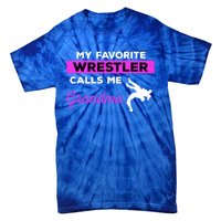 Funny Wrestling Grandma Gift Tie-Dye T-Shirt