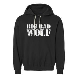 Funny Werewolf Gift for Wolf Lovers Garment-Dyed Fleece Hoodie