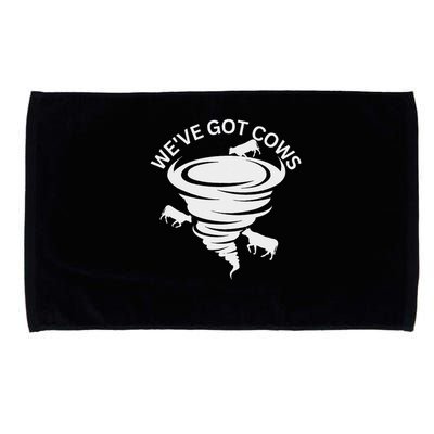 Funny We've Got Cows Tornado Storm Chaser Microfiber Hand Towel