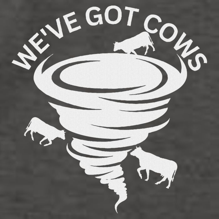 Funny We've Got Cows Tornado Storm Chaser Vector Backpack