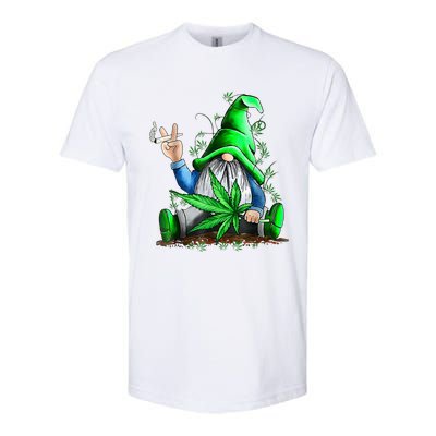 Funny Weed Gnome Cannabis Marijuana Softstyle® CVC T-Shirt