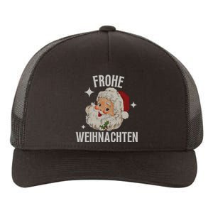 Frohe Weihnachten German Merry Christmas Yupoong Adult 5-Panel Trucker Hat