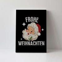 Frohe Weihnachten German Merry Christmas Canvas