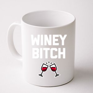 Funny Wine Gift: Winey Bitch Funny Gift Funny Saying Cute Wine Great Gift Coffee Mug