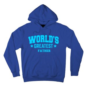 Father Worlds Greatest Blue Gift Hoodie