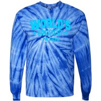 Father Worlds Greatest Blue Gift Tie-Dye Long Sleeve Shirt