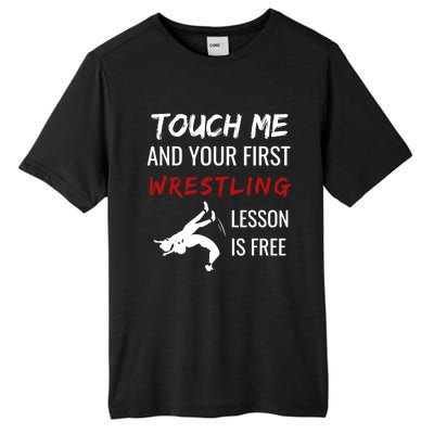 Funny Wrestling Gift Wrestling Coach Sports Great Gift Cute Gift Tall Fusion ChromaSoft Performance T-Shirt