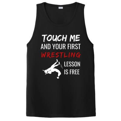 Funny Wrestling Gift Wrestling Coach Sports Great Gift Cute Gift PosiCharge Competitor Tank