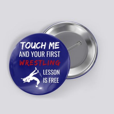 Funny Wrestling Gift Wrestling Coach Sports Great Gift Cute Gift Button