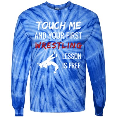 Funny Wrestling Gift Wrestling Coach Sports Great Gift Cute Gift Tie-Dye Long Sleeve Shirt