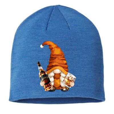 Funny Whisky Gnome For Who Loves Ing Whiskey Gift Sustainable Beanie