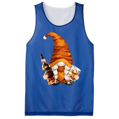 Funny Whisky Gnome For Who Loves Ing Whiskey Gift Mesh Reversible Basketball Jersey Tank