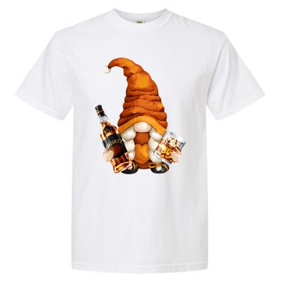 Funny Whisky Gnome For Who Loves Ing Whiskey Gift Garment-Dyed Heavyweight T-Shirt