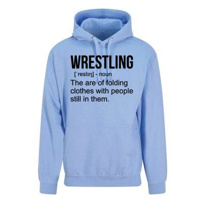 Funny Wrestling Gift For Men Boys Wrestling Definition Gift Unisex Surf Hoodie