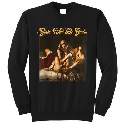 Feminism Women Girl Will Be Girl Judith Holofernes Funny Sweatshirt