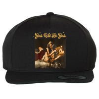 Feminism Women Girl Will Be Girl Judith Holofernes Funny Wool Snapback Cap