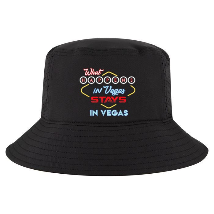 Funny What Happens In Vegas Stays In Vegas Gift Cool Comfort Performance Bucket Hat