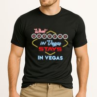 Funny What Happens In Vegas Stays In Vegas Gift Cooling Performance Crew T-Shirt