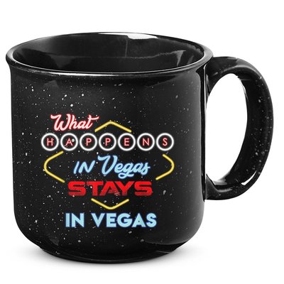 Funny What Happens In Vegas Stays In Vegas Gift 15oz Campfire Ceramic Mug