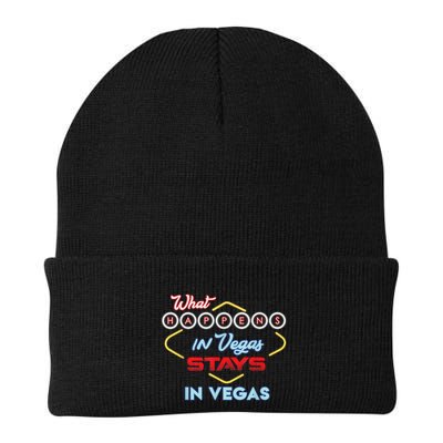Funny What Happens In Vegas Stays In Vegas Gift Beanie