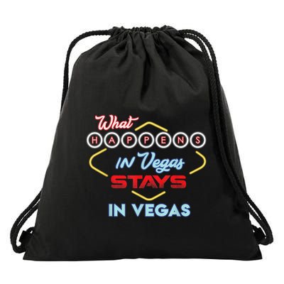 Funny What Happens In Vegas Stays In Vegas Gift Drawstring Bag